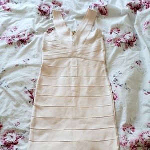 Bebe Pink Midi Dress